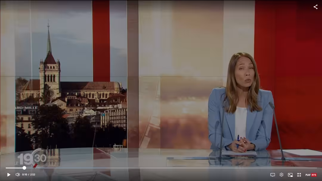 Extrait du 19h30 sur la rts